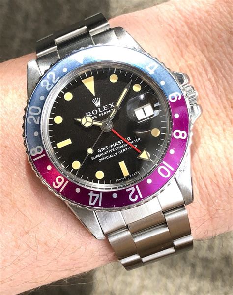 1969 mark 1 gmt rolex|FS: 1969 Rolex 1675 Fuchsia GMT .